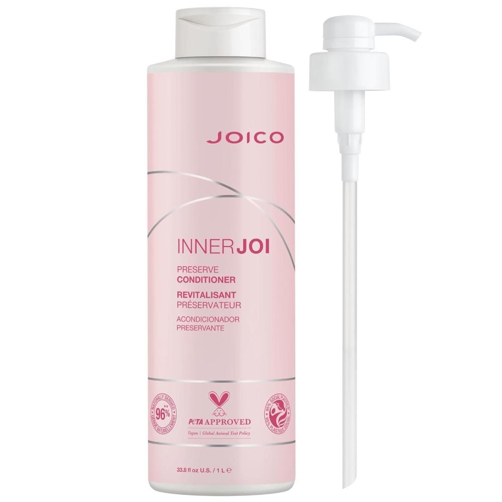 imageJoico InnerJoi Preserve Conditioner  For ColorProtection ampamp Shine  For ColorTreated Hair  Sulfate ampamp Paraben Free  NaturallyDerived Vegan Formula338 Fl Oz  With Pump