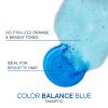 imageJoico Color Balance Blue Shampoo  For Lightened Brown Hair  Eliminate Brassy Orange Tones  Boost Color Vibrancy ampamp Shine  Protect Against Harmful UV Radiation  With Rosehip Oil ampamp Green Tea Extract338 Fl Oz Pack of 1
