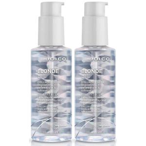 imageJoico Blonde Life Brilliant Glow Brightening Oil  For Blonde Hair  Tame Frizz  Boost Shine ampamp Brilliance  Add Softness ampamp Smoothness  With Monoi ampamp Tamanu Oil  34 Fl Oz34Fluid Ounce 2Pack