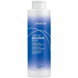 imageJoico Color Balance Blue Conditioner  For Lightened Brown Hair  Eliminate Brassy Orange Tones  Boost Color Vibrancy ampamp Shine  UV Protection  With Rosehip Oil ampamp Green Tea Extract338 Fl Oz Pack of 1