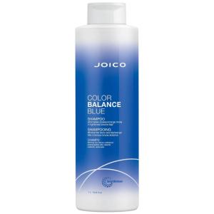 imageJoico Color Balance Blue Shampoo  For Lightened Brown Hair  Eliminate Brassy Orange Tones  Boost Color Vibrancy ampamp Shine  Protect Against Harmful UV Radiation  With Rosehip Oil ampamp Green Tea Extract338 Fl Oz Pack of 1