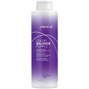 imageJoico Color Balance Purple Conditioner  For Cool Blonde or Gray Hair  Eliminate Brassy Yellow Tones  Boost Color Vibrancy ampamp Shine  UV Protection  With Rosehip Oil ampamp Green Tea Extract338 Fl Oz Pack of 1