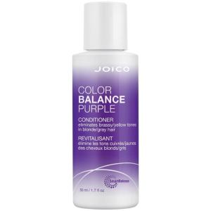 imageJoico Color Balance Purple Conditioner  For Cool Blonde or Gray Hair  Eliminate Brassy Yellow Tones  Boost Color Vibrancy ampamp Shine  UV Protection  With Rosehip Oil ampamp Green Tea Extract17 Fl Oz Pack of 1