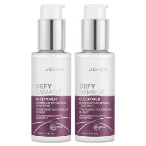 imageJoico Defy Damage Sleepover Overnight Nourishing Treatment  Instantly Softens ampamp Smooths  Strengthen Bonds  Reduce Breakage ampamp Split Ends  No Rinse Formula  With Arginine ampamp Keratin338 Fl Oz Pack of 2