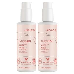 imageJoico InnerJoi Strengthen Oil Cream Masque  For Damaged ColorTreated Hair  Sulfate ampamp Paraben Free  NaturallyDerived Vegan Formula51 Fl Oz Pack of 2
